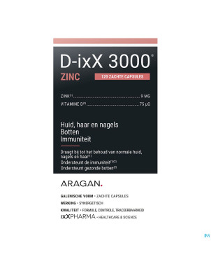 D-ixx 3000 zinc    softcaps 120