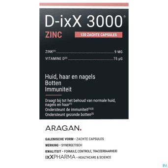 D-ixx 3000 zinc    softcaps 120