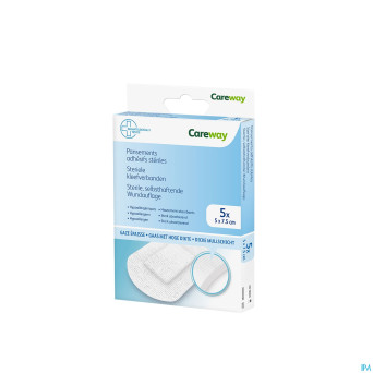 Careway pansements steriles 5cmx7,5cm    5