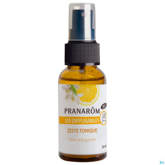 Pranarom les diffusables zeste toniq.bio spray30ml