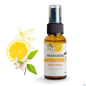 Pranarom les diffusables zeste toniq.bio spray30ml