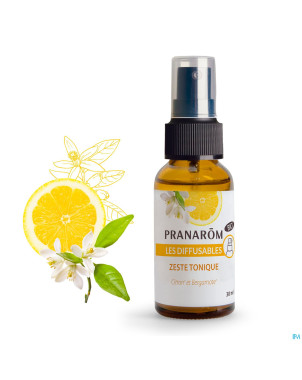 Pranarom les diffusables zeste toniq.bio spray30ml