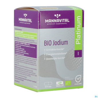 Mannavital iode platinum bio    v-caps 90
