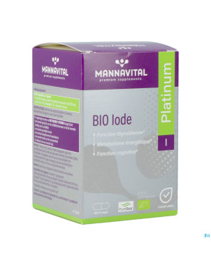 Mannavital iode platinum bio    v-caps 90