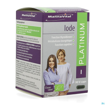 Mannavital iode platinum bio    v-caps 90