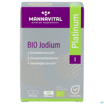 Mannavital iode platinum bio    v-caps 90