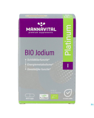 Mannavital iode platinum bio    v-caps 90