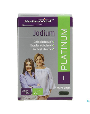 Mannavital iode platinum bio    v-caps 90