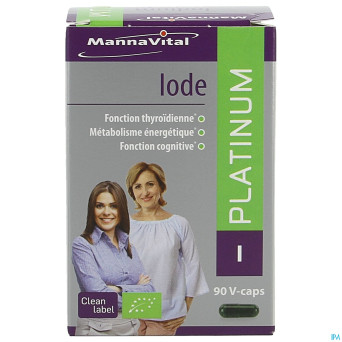 Mannavital iode platinum bio    v-caps 90