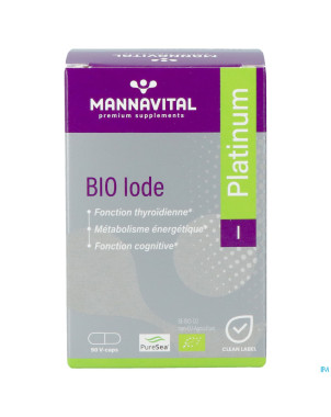 Mannavital iode platinum bio    v-caps 90
