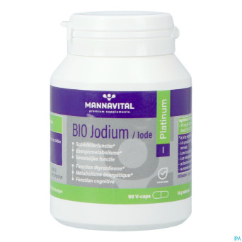 Mannavital iode platinum bio    v-caps 90