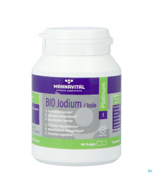 Mannavital iode platinum bio    v-caps 90