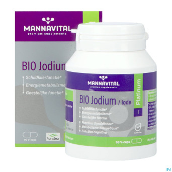 Mannavital iode platinum bio    v-caps 90