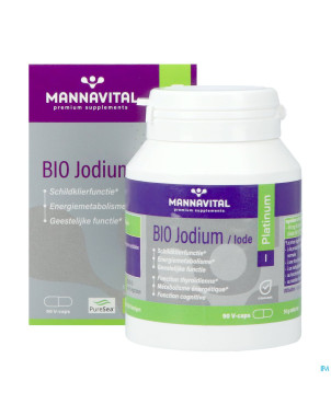 Mannavital iode platinum bio    v-caps 90
