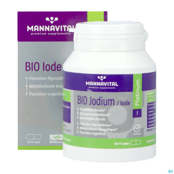 Mannavital iode platinum bio    v-caps 90