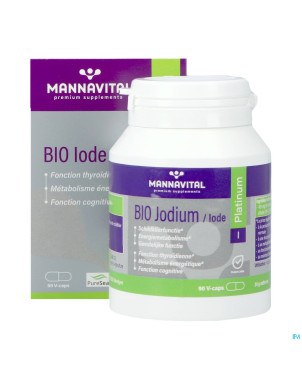 Mannavital iode platinum bio    v-caps 90
