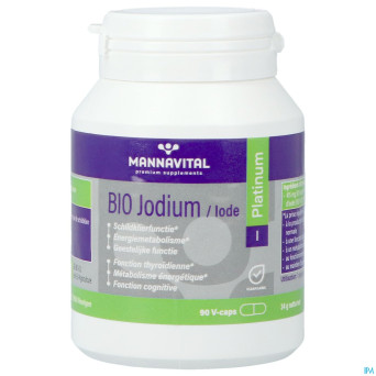Mannavital iode platinum bio    v-caps 90