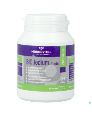 Mannavital iode platinum bio    v-caps 90
