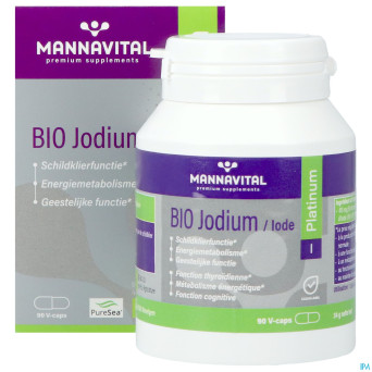 Mannavital iode platinum bio    v-caps 90