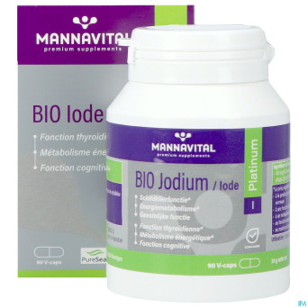 Mannavital iode platinum bio    v-caps 90