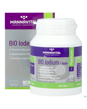 Mannavital iode platinum bio    v-caps 90