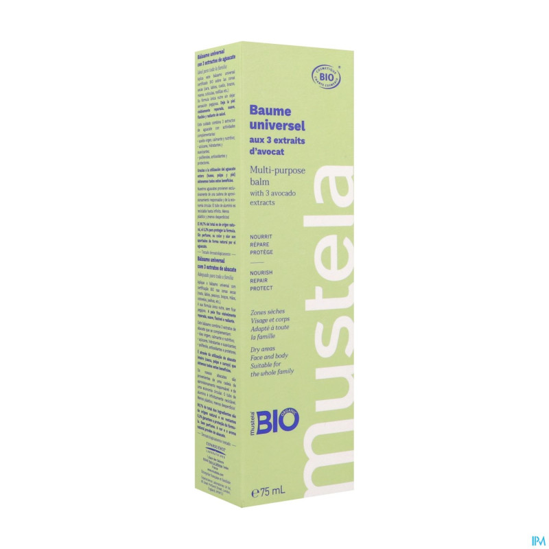 Mustela fam baume universel 3 extraits avocat 75ml