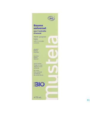 Mustela fam baume universel 3 extraits avocat 75ml