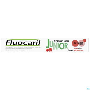 Fluocaril dentifrice bi-fluore junior fr rouge75ml