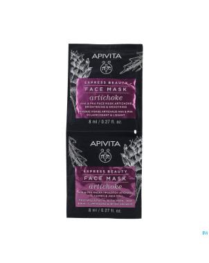 Apivita expr.beauty aha pha face mask artich.2x8ml