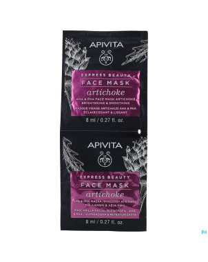 Apivita expr.beauty aha pha face mask artich.2x8ml