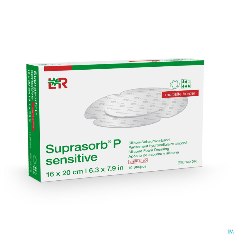 Suprasorb p sensitive b multisite 16x20cm10 142076