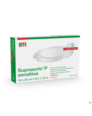 Suprasorb p sensitive b multisite 16x20cm10 142076