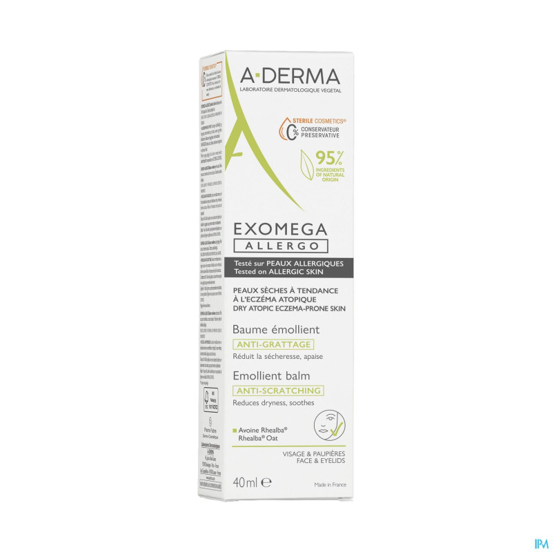 Aderma exomega allergo baume emollient   40ml