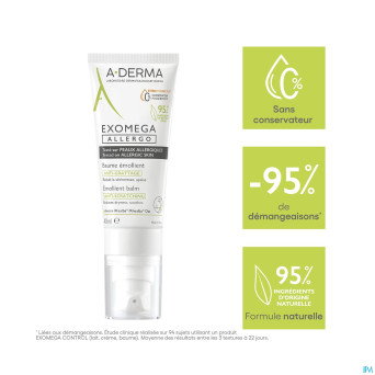 Aderma exomega allergo baume emollient   40ml