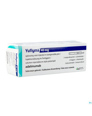 Yuflyma 40mg sol inj stylo preremp. 2 + 2 ling.alc