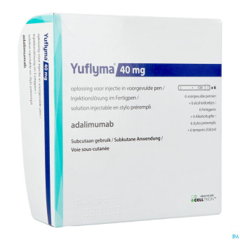 Yuflyma 40mg sol inj stylo preremp. 6 + 6 ling.alc