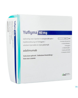 Yuflyma 40mg sol inj stylo preremp. 6 + 6 ling.alc
