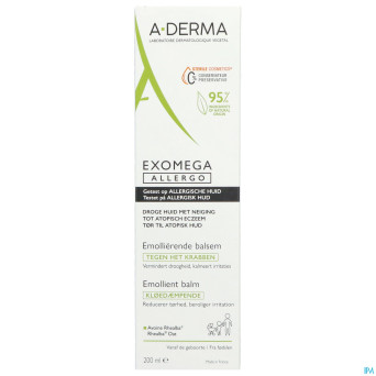 Aderma exomega allergo baume emollient  200ml
