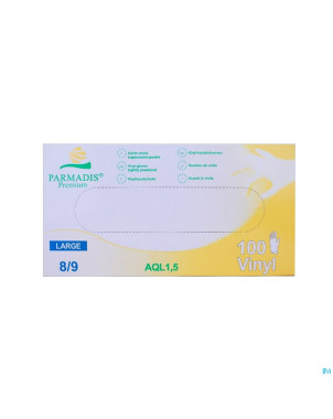 Pharmex parmadis gant vinyl l poudre 100