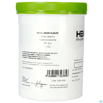 Vaseline blanche 1kg    hew pharma