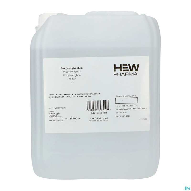 Propylene glycol 5l    hew pharma