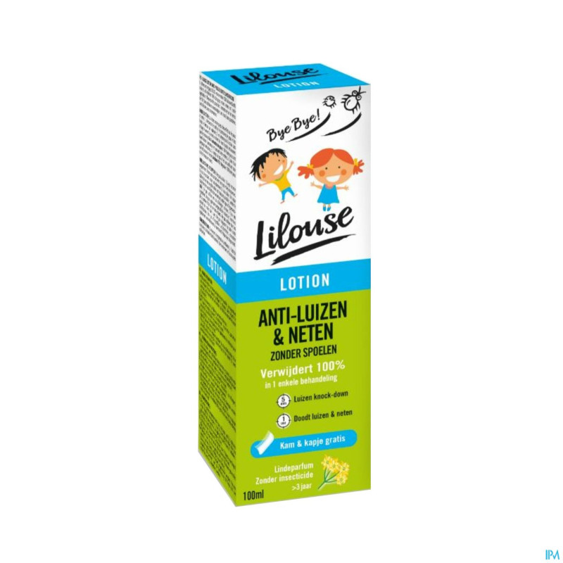 Lilouse lot. a/poux lentes s/rinc.    100ml