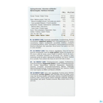6d energy cake chocolate    6x44g