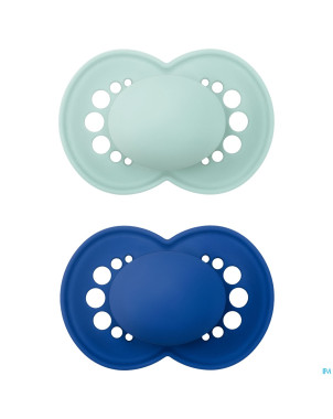 Mam sucette elements plaine silicones 6-16m garcon