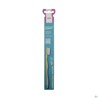 Nep brosse dent adulte bamboo souple