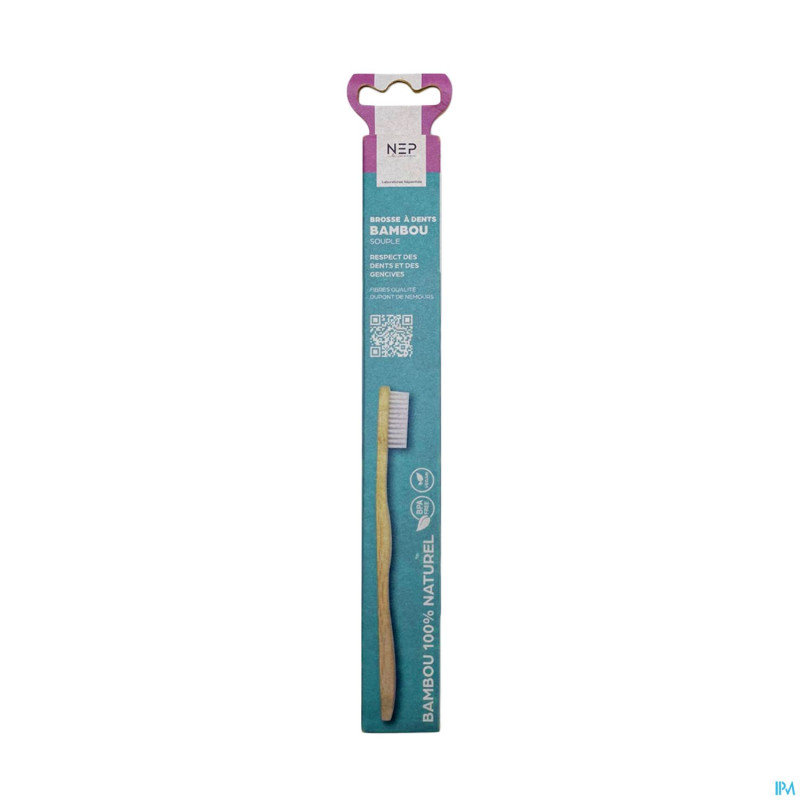 Nep brosse dent adulte bamboo souple