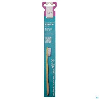 Nep brosse dent adulte bamboo souple
