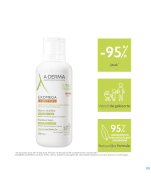 Aderma exomega control baume emollient 400ml