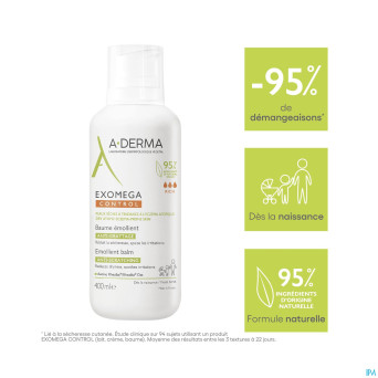 Aderma exomega control baume emollient 400ml
