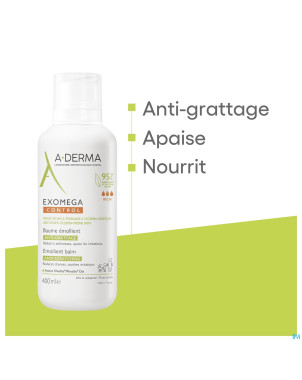 Aderma exomega control baume emollient 400ml